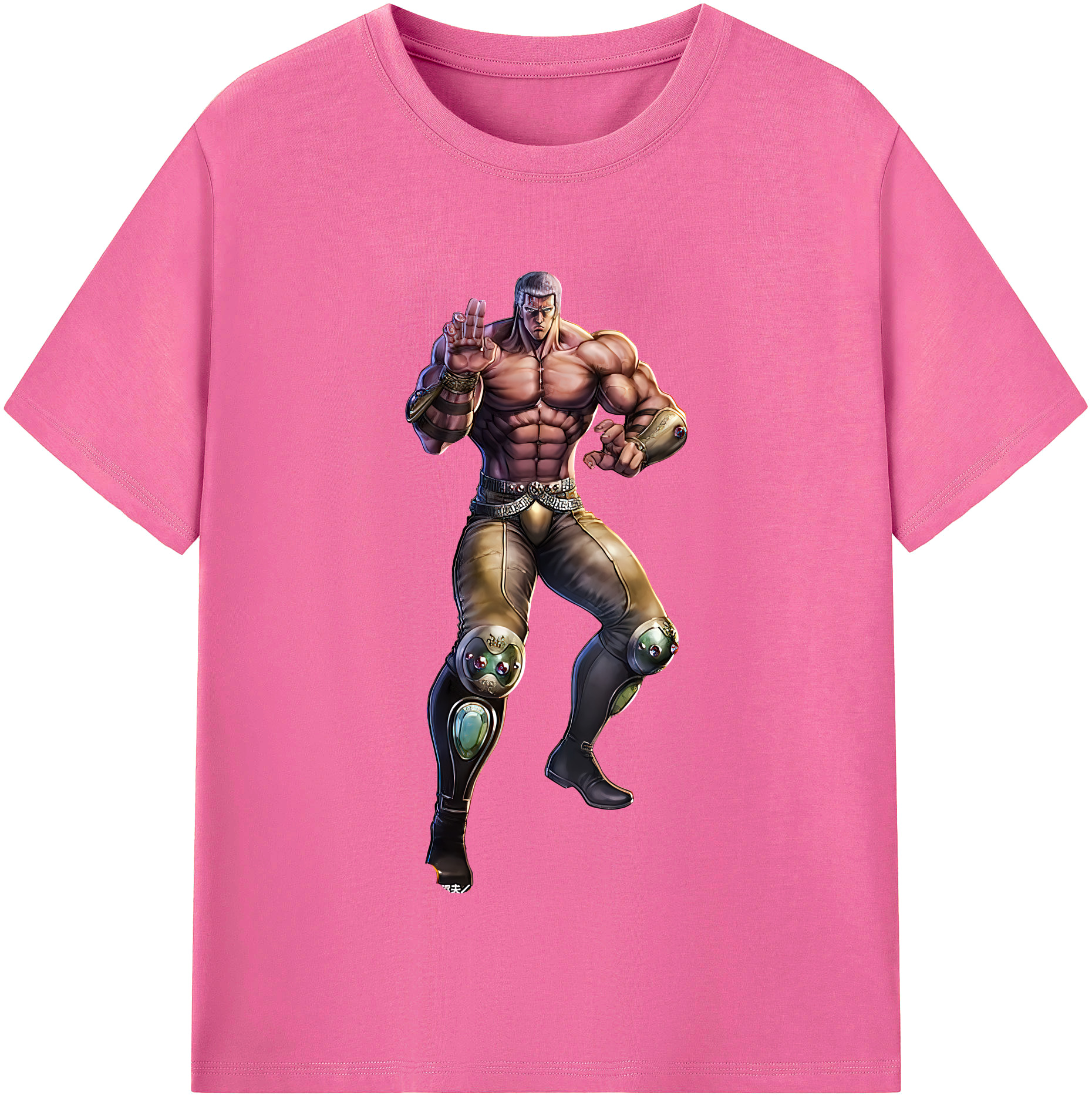 （画像用） 北斗の拳 Fist of the North Star レディースカジュアルプリントTシャツ（綿100％）